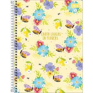 Caderno 20 Matérias Universitário Espiral Charme Sortido - Tilibra