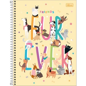 Caderno 20 Matérias Universitário Espiral Hug Me Sortido - Tilibra