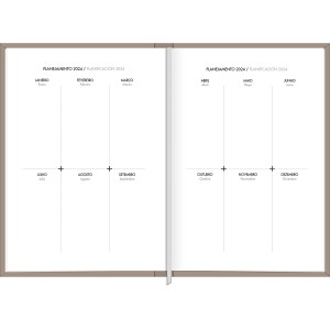 Agenda Planner Executivo Costurado 10,3 x 14,6 cm Napoli Rosa - Tilibra